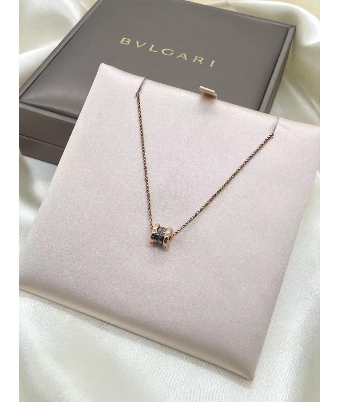 BVLGARI Золотое колье из розового золота, фото 2