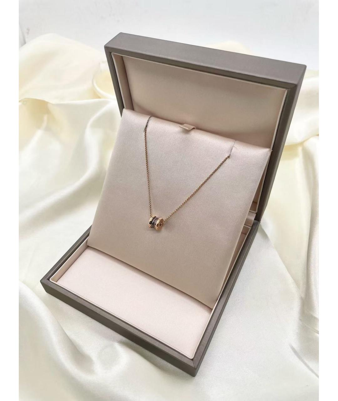 BVLGARI Золотое колье из розового золота, фото 3