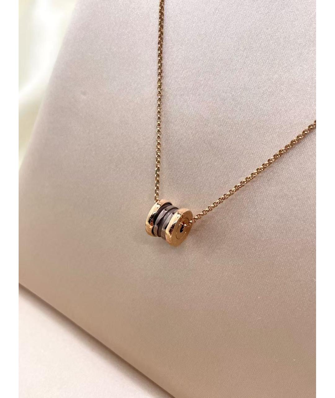 BVLGARI Золотое колье из розового золота, фото 4