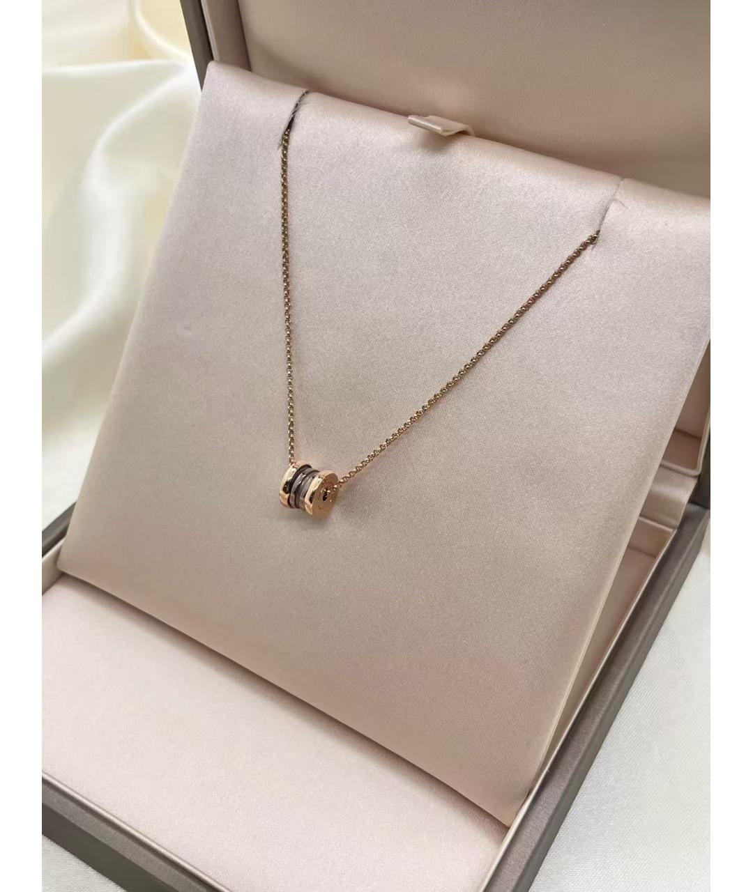 BVLGARI Золотое колье из розового золота, фото 5