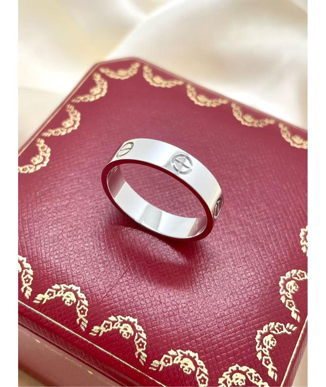 CARTIER Серебряное кольцо из белого золота, фото 4