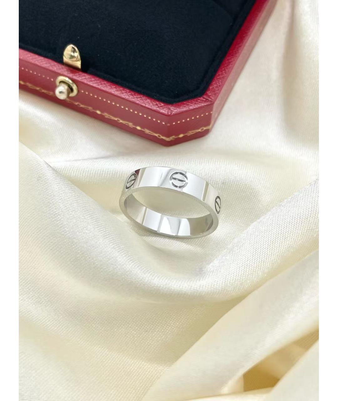CARTIER Серебряное кольцо из белого золота, фото 6