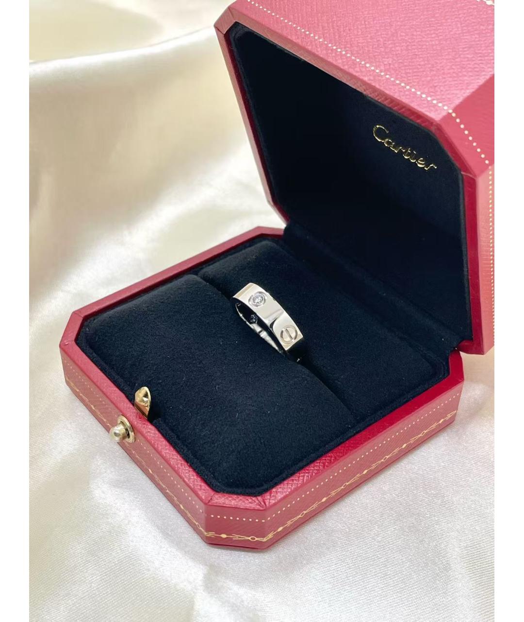 CARTIER Серебряное кольцо из белого золота, фото 4