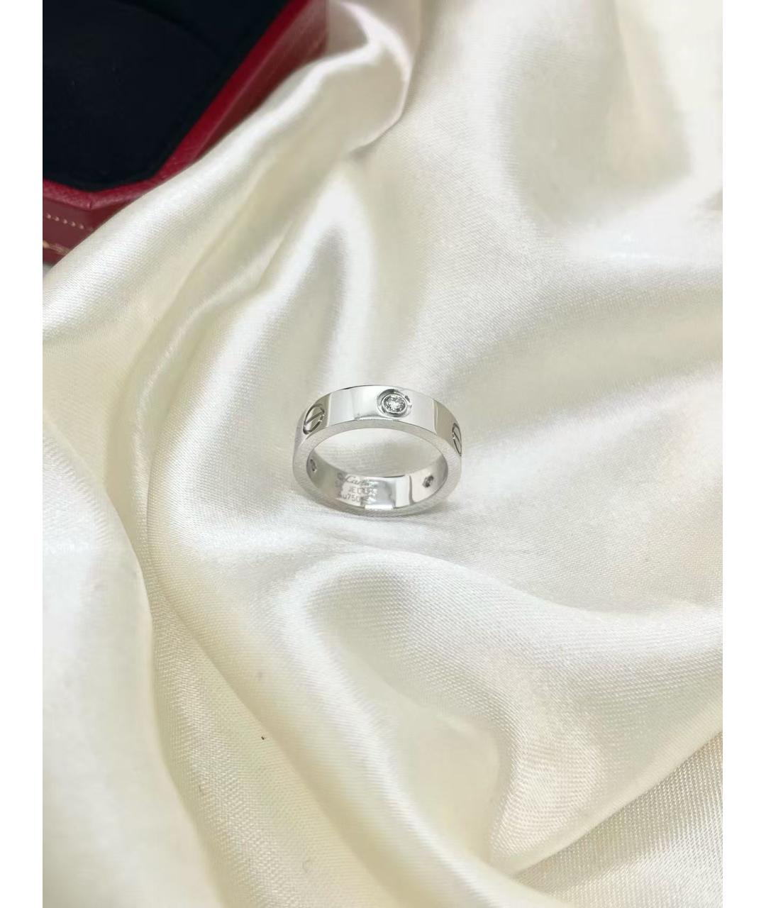 CARTIER Серебряное кольцо из белого золота, фото 5