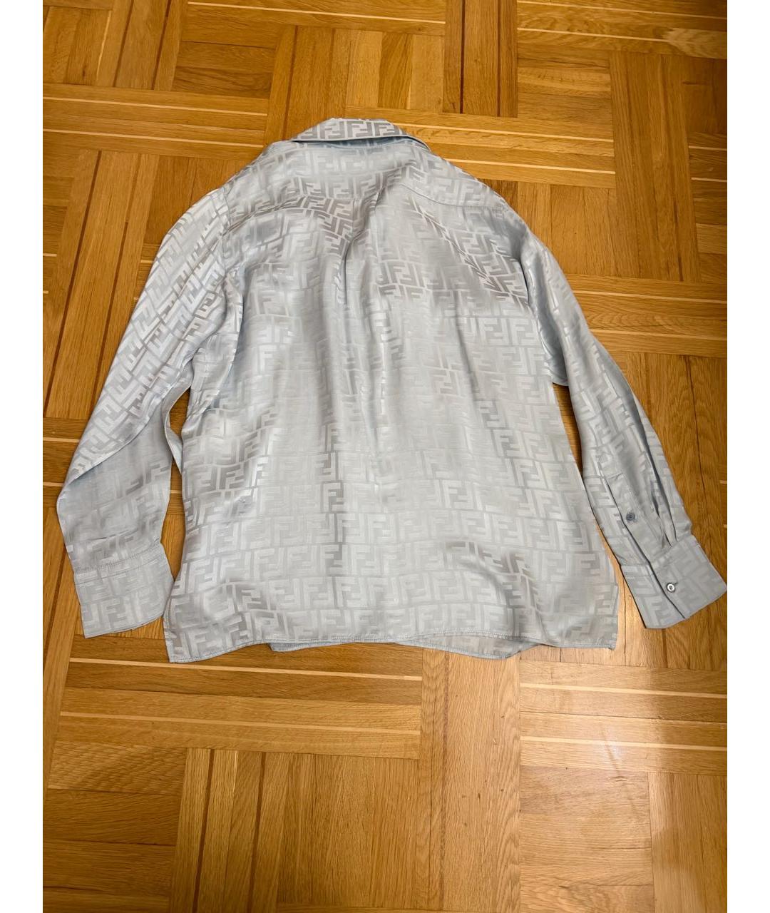 FENDI Голубая блузы, фото 3