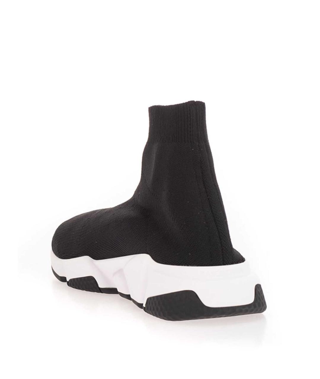 BALENCIAGA Черные синтетические низкие кроссовки / кеды, фото 3