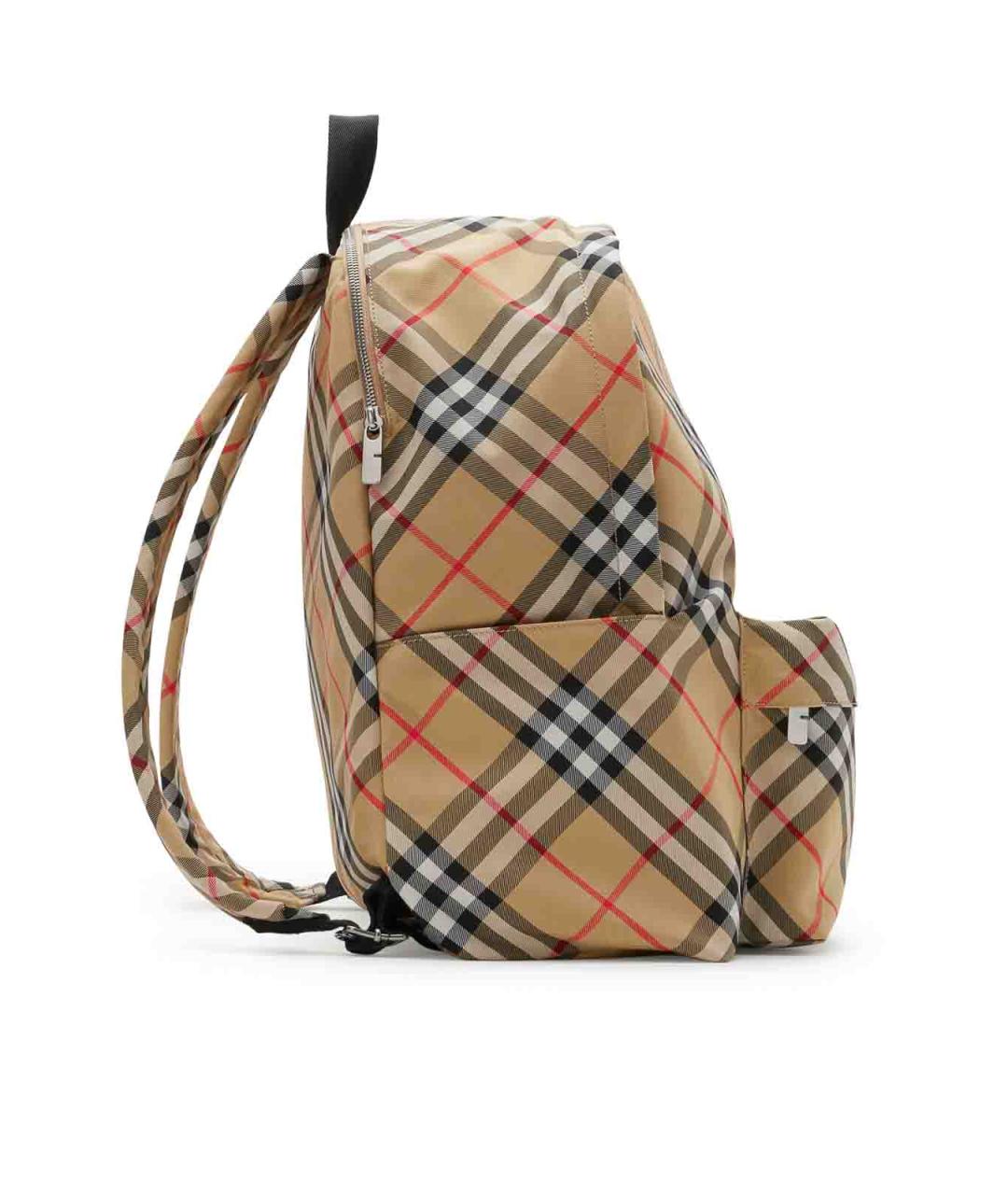 BURBERRY Бежевый синтетический рюкзак, фото 2