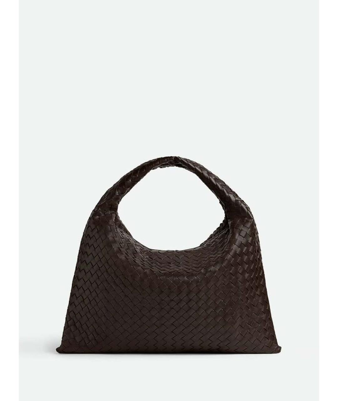 BOTTEGA VENETA Коричневая кожаная сумка через плечо, фото 4