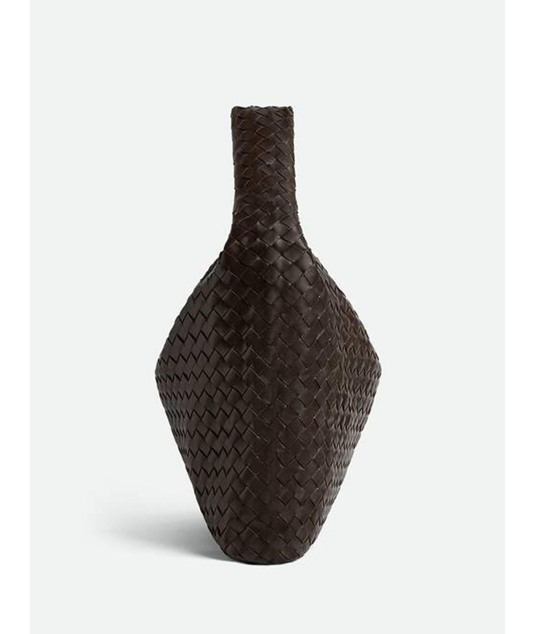 BOTTEGA VENETA Коричневая кожаная сумка через плечо, фото 2