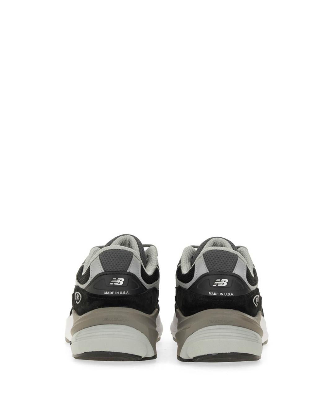 NEW BALANCE Черные текстильные низкие кроссовки / кеды, фото 3
