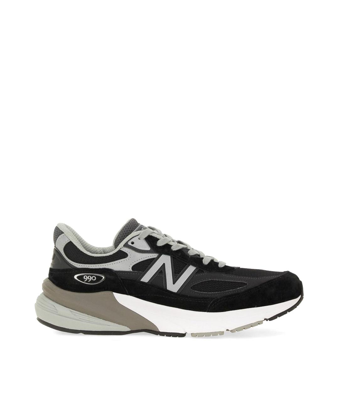 NEW BALANCE Черные текстильные низкие кроссовки / кеды, фото 1