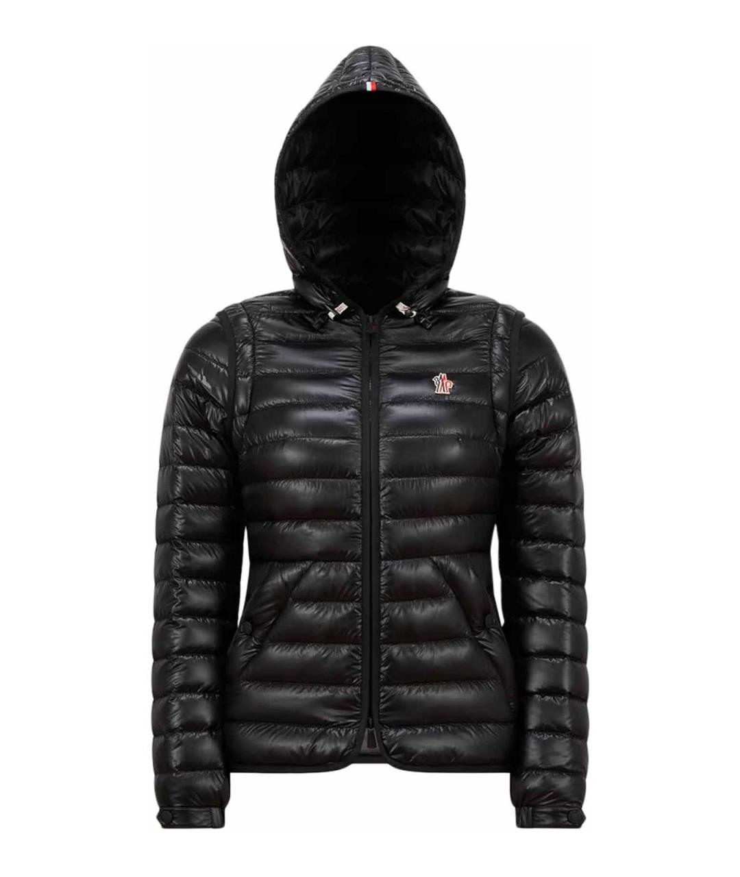 MONCLER Черный пуховик, фото 1