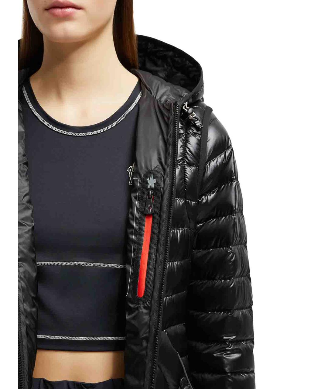 MONCLER Черный пуховик, фото 7