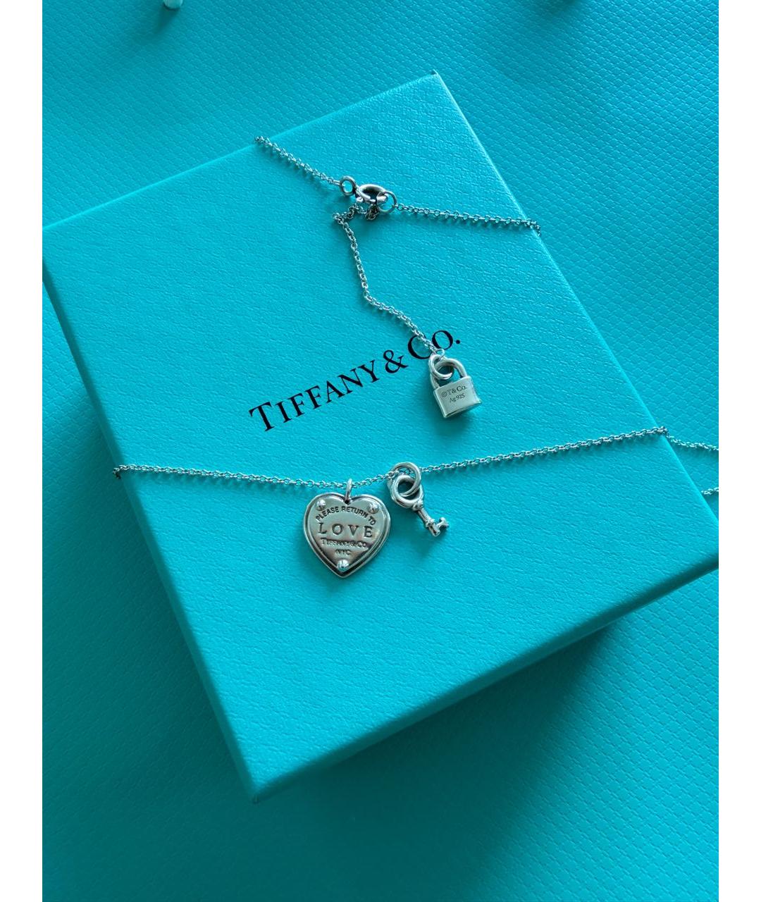 TIFFANY&CO Серебряное серебряное колье, фото 3