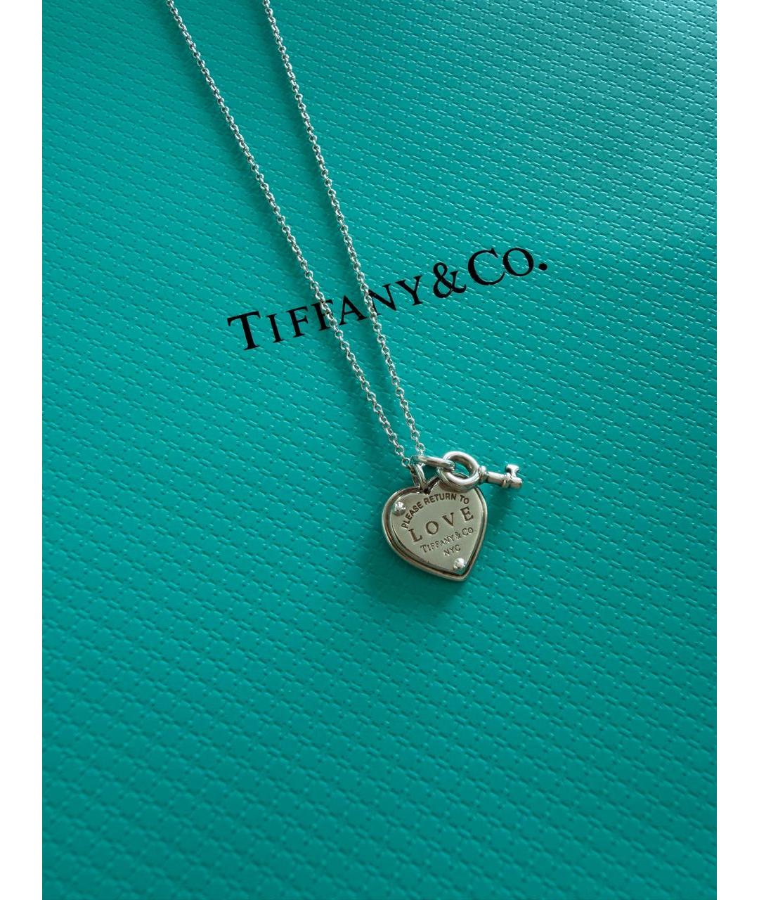 TIFFANY&CO Серебряное серебряное колье, фото 2
