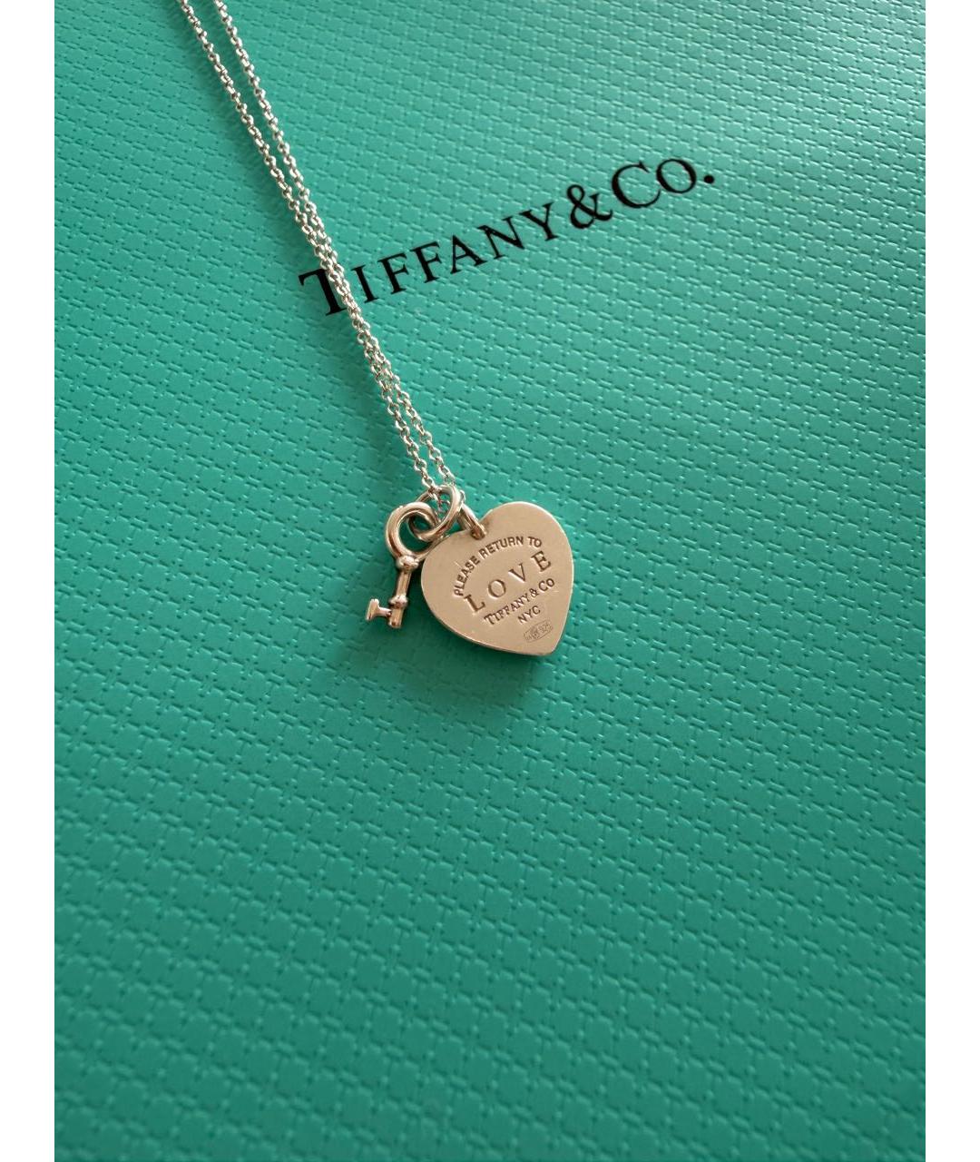 TIFFANY&CO Серебряное серебряное колье, фото 4