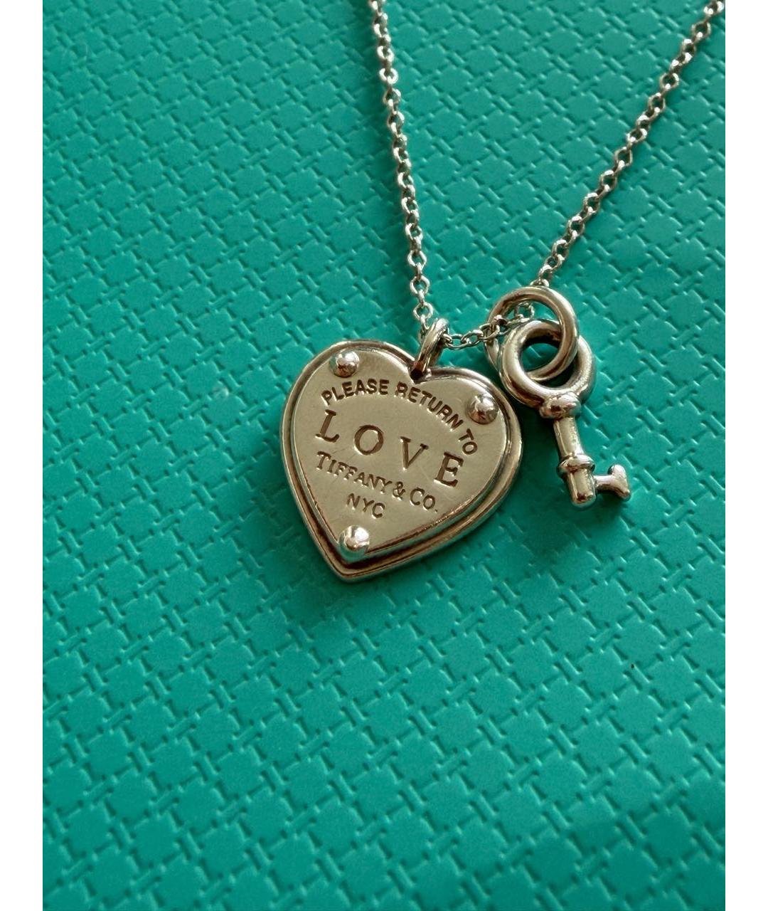 TIFFANY&CO Серебряное серебряное колье, фото 8
