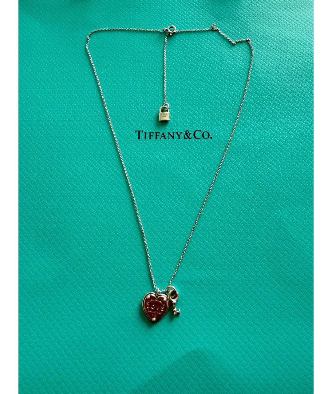 TIFFANY&CO Серебряное серебряное колье, фото 6