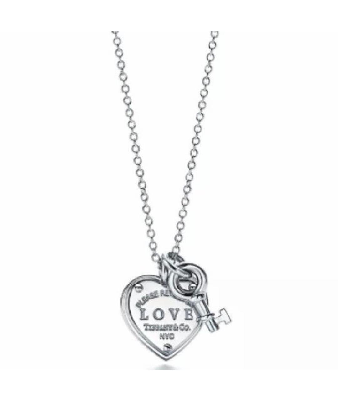 TIFFANY&CO Серебряное серебряное колье, фото 9