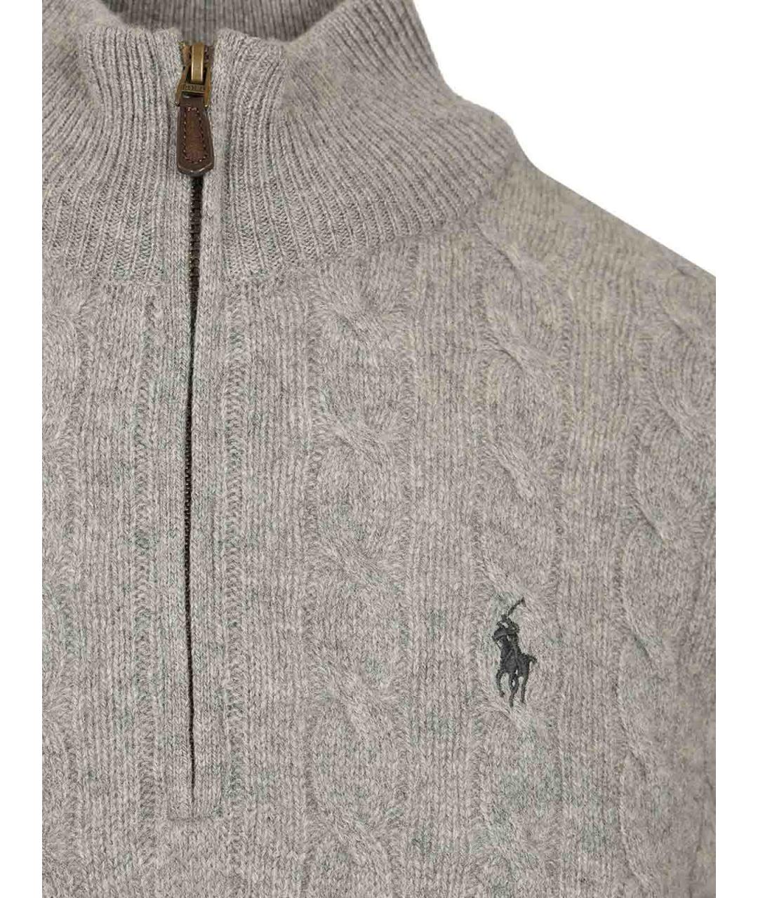 POLO RALPH LAUREN Серый кашемировый джемпер / свитер, фото 4