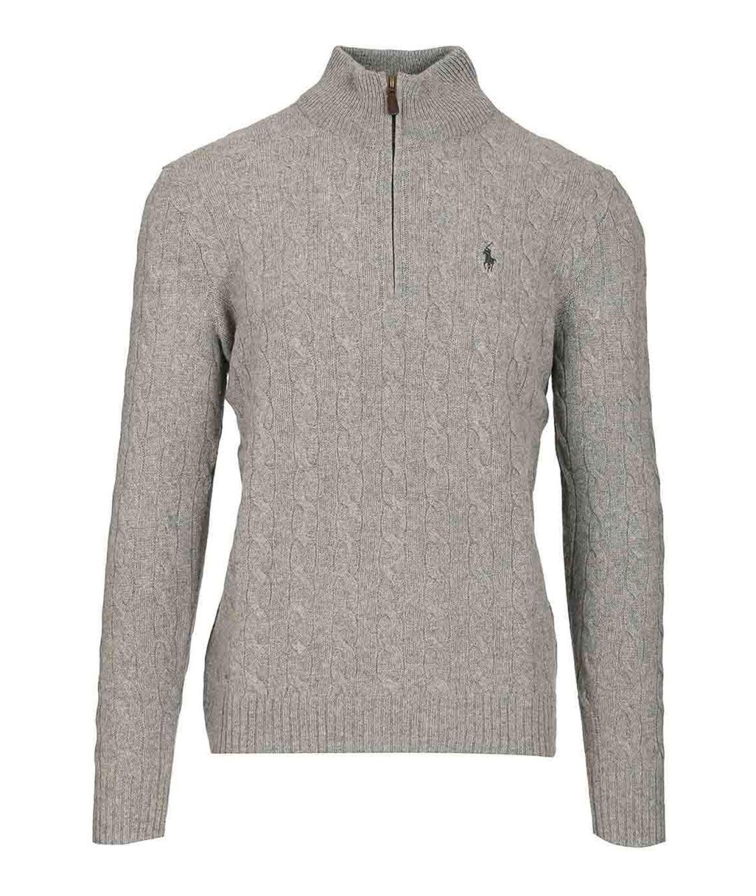 POLO RALPH LAUREN Серый кашемировый джемпер / свитер, фото 1