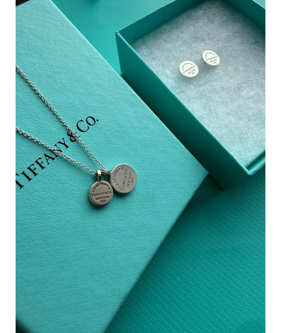 TIFFANY&CO Серебряное серебряное колье, фото 2