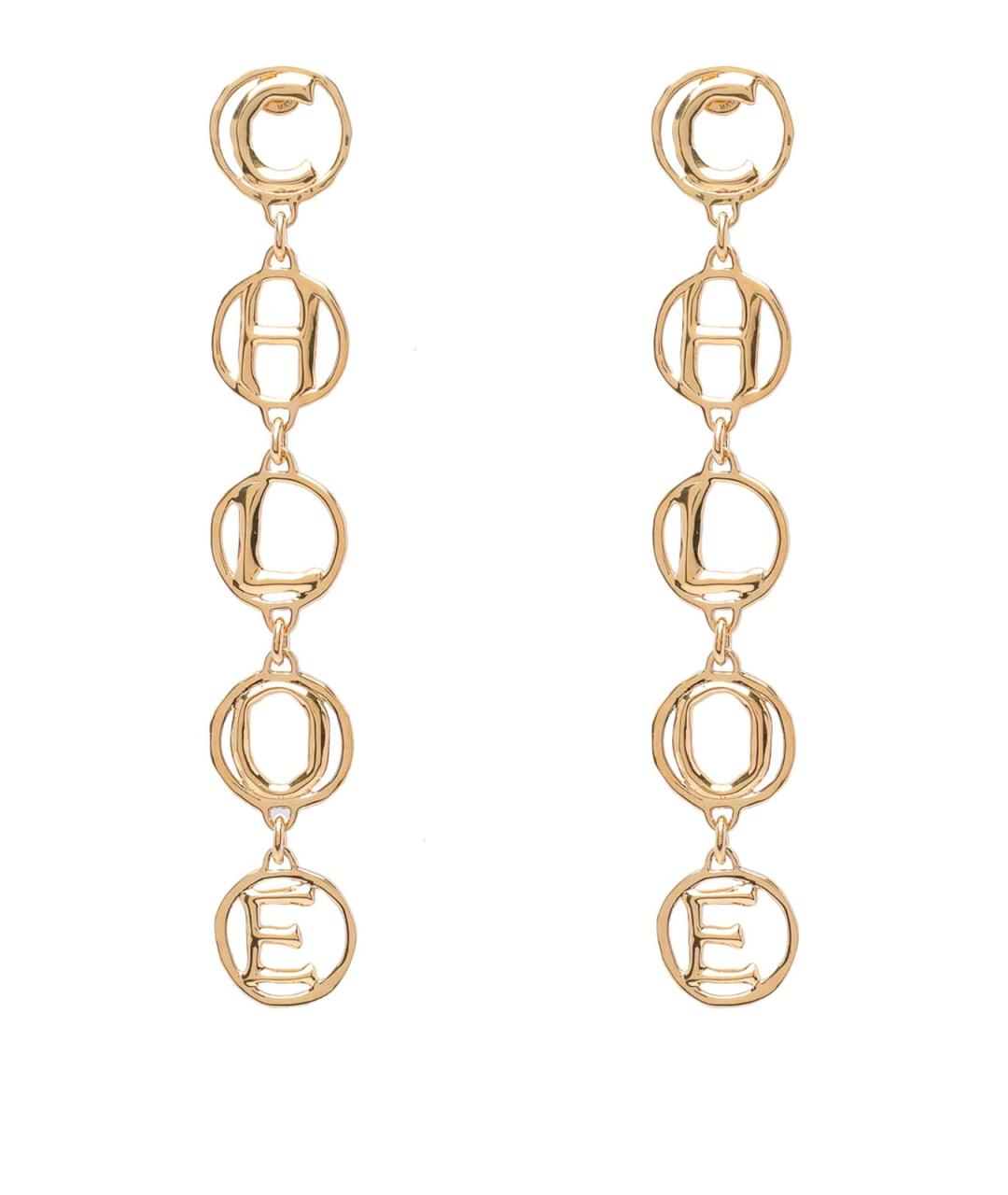 CHLOE Золотые серьги из желтого золота, фото 1