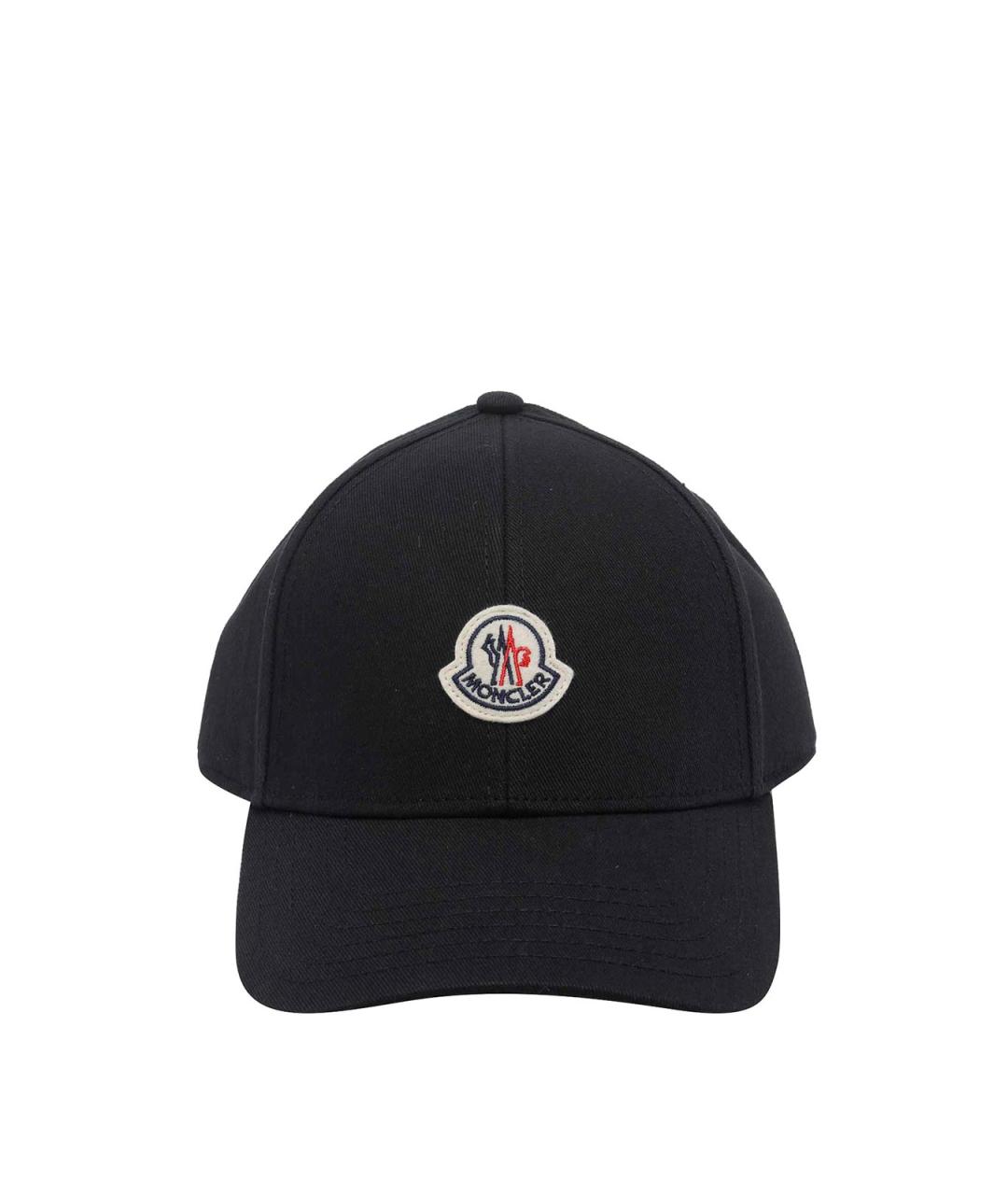 MONCLER Черная хлопковая кепка/бейсболка, фото 1