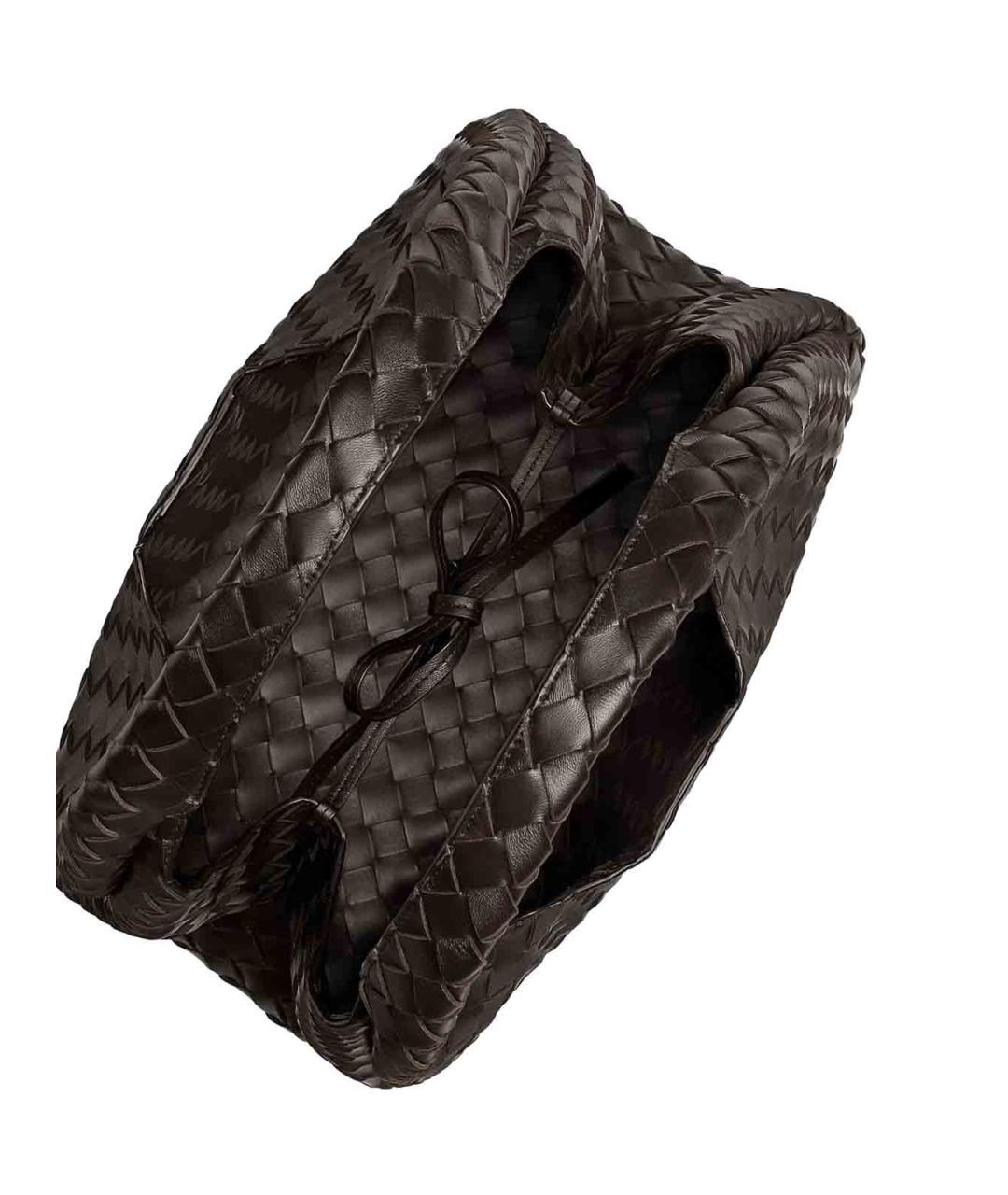 BOTTEGA VENETA Коричневая кожаная сумка тоут, фото 2
