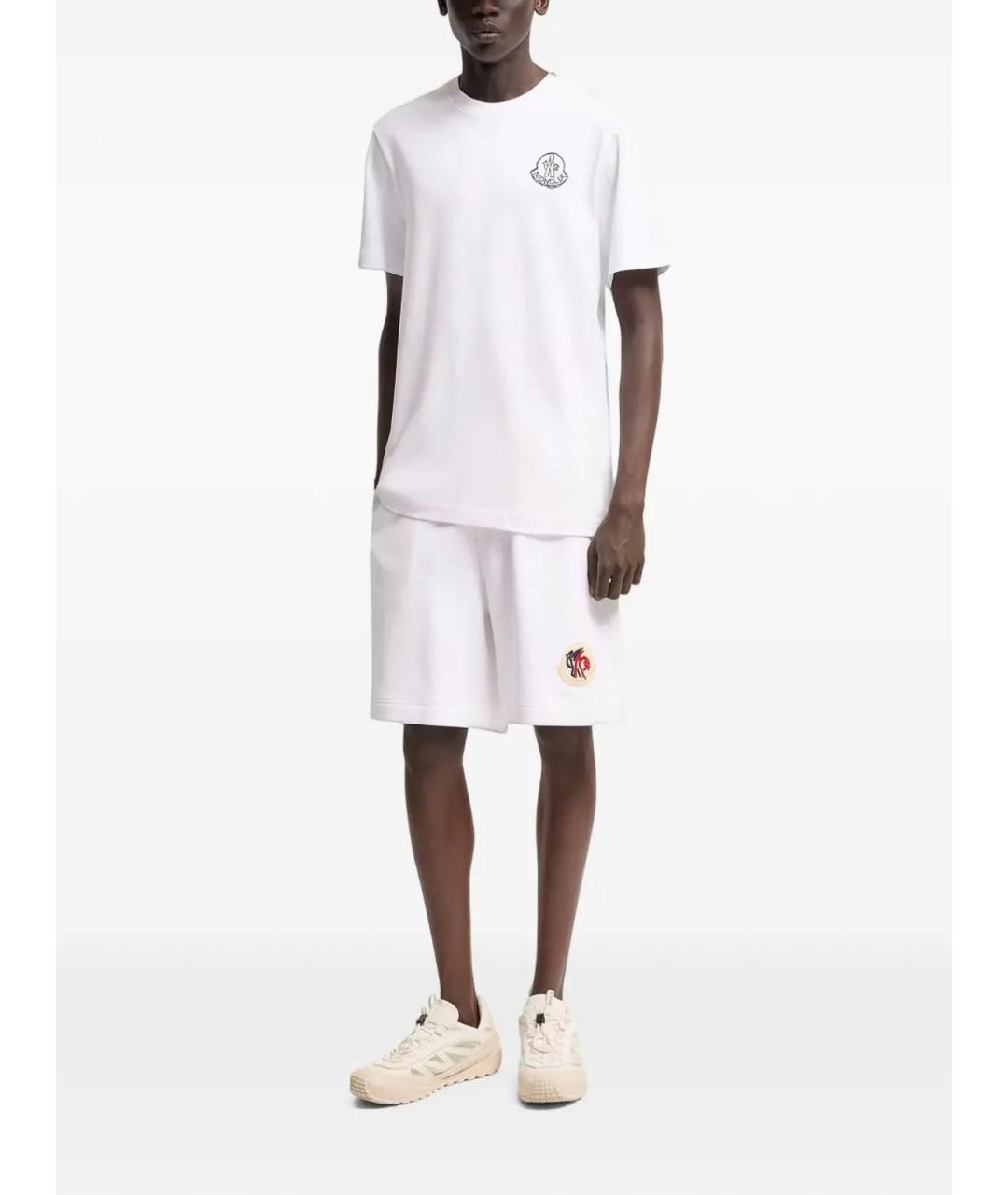 MONCLER Белая футболка, фото 2