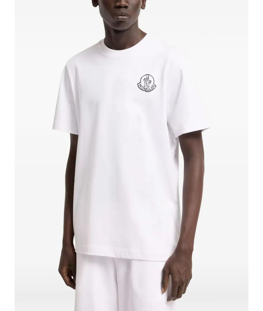 MONCLER Белая футболка, фото 3