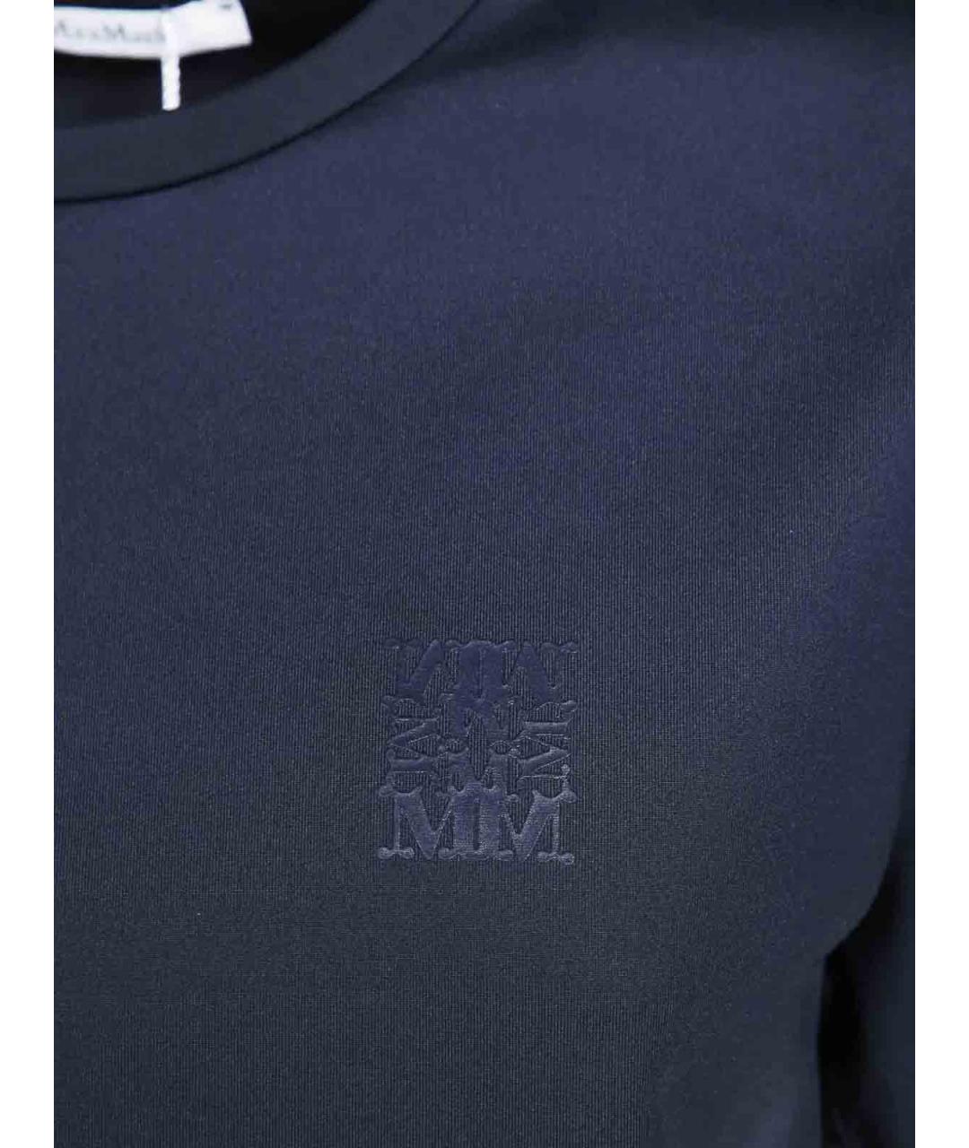 MAX MARA Синяя футболка, фото 2