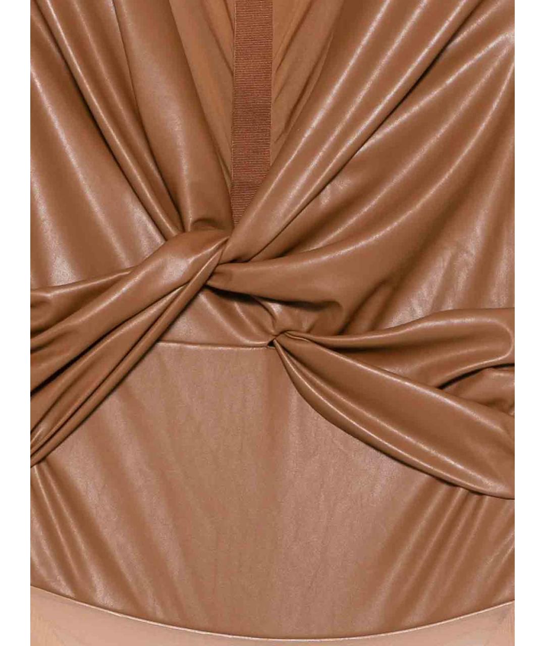 ELISABETTA FRANCHI Коричневое боди, фото 2