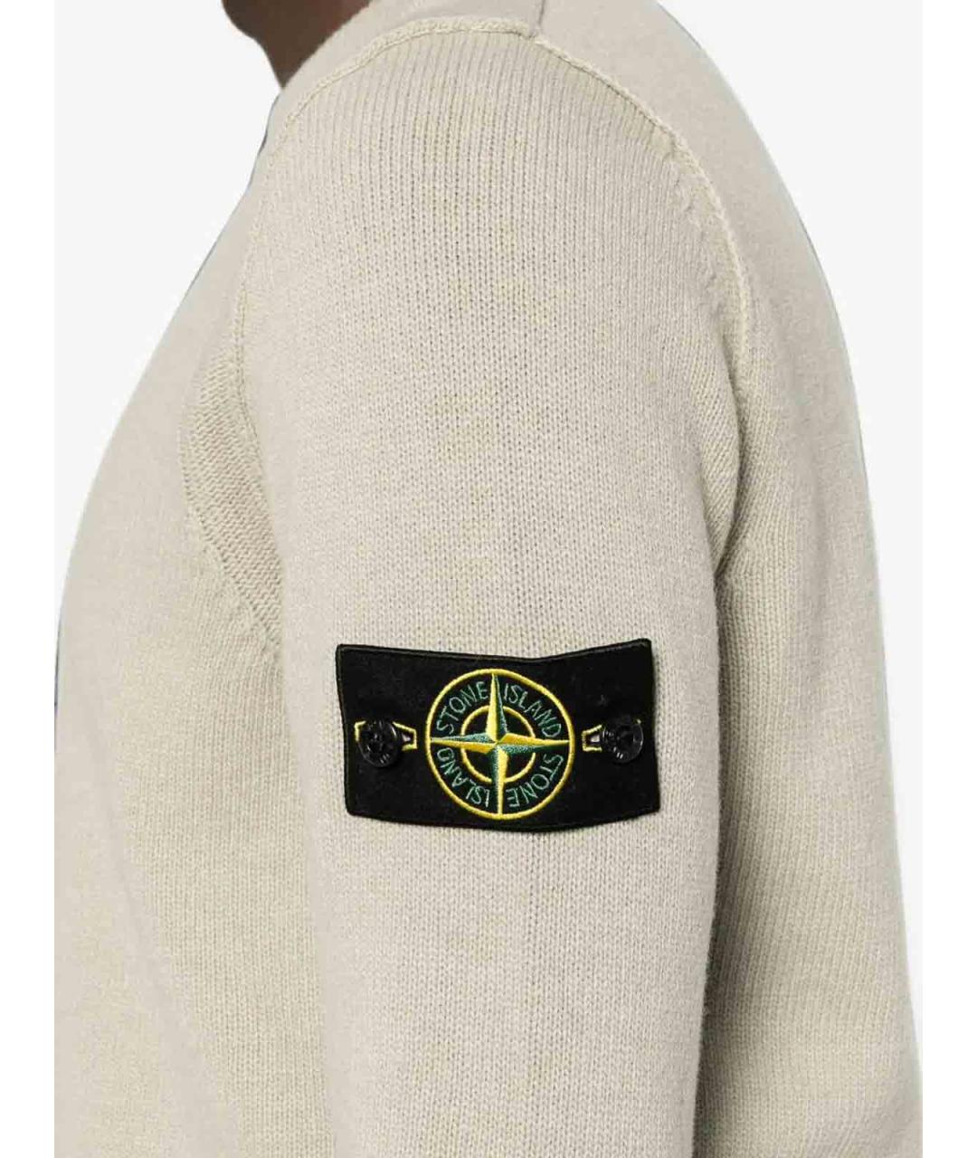 STONE ISLAND Серый джемпер / свитер, фото 4