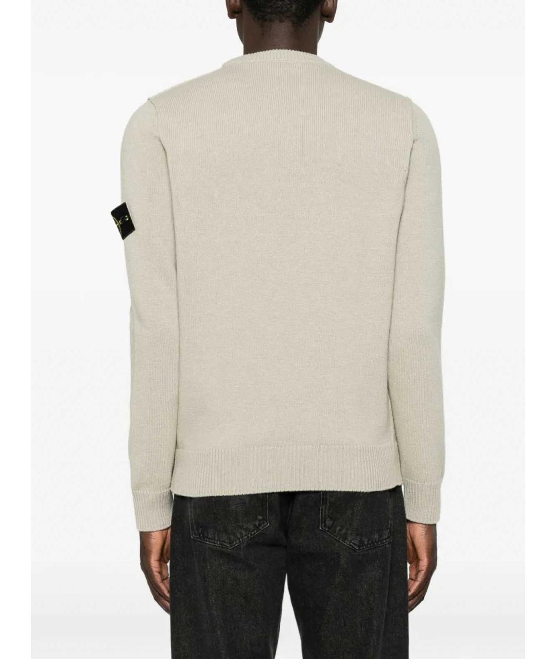 STONE ISLAND Серый джемпер / свитер, фото 3