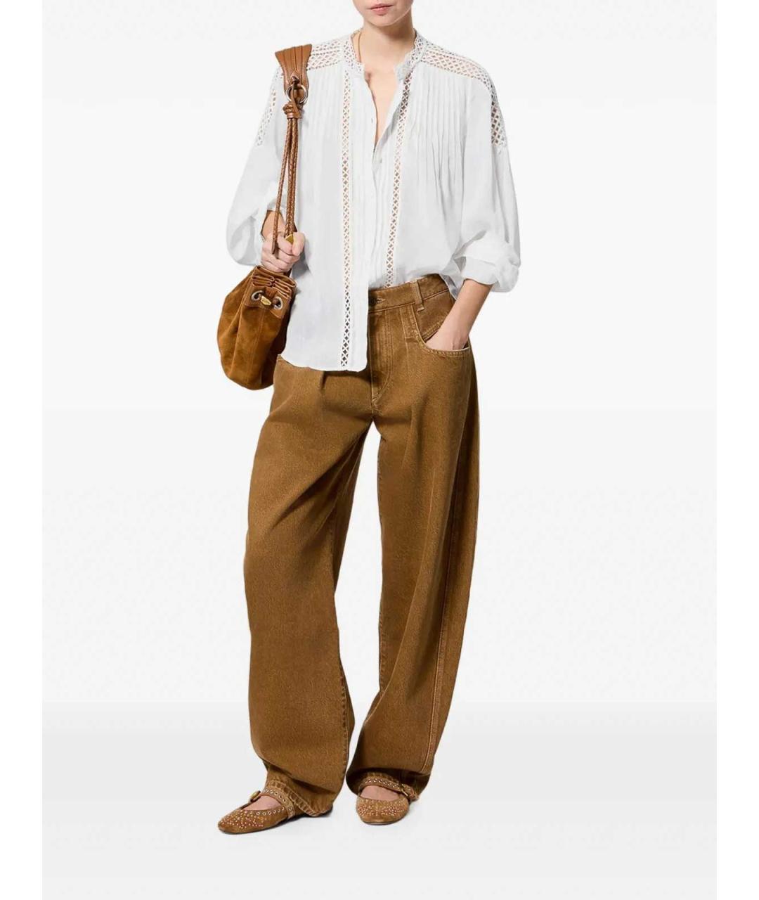 ISABEL MARANT Белая льняная рубашка, фото 2