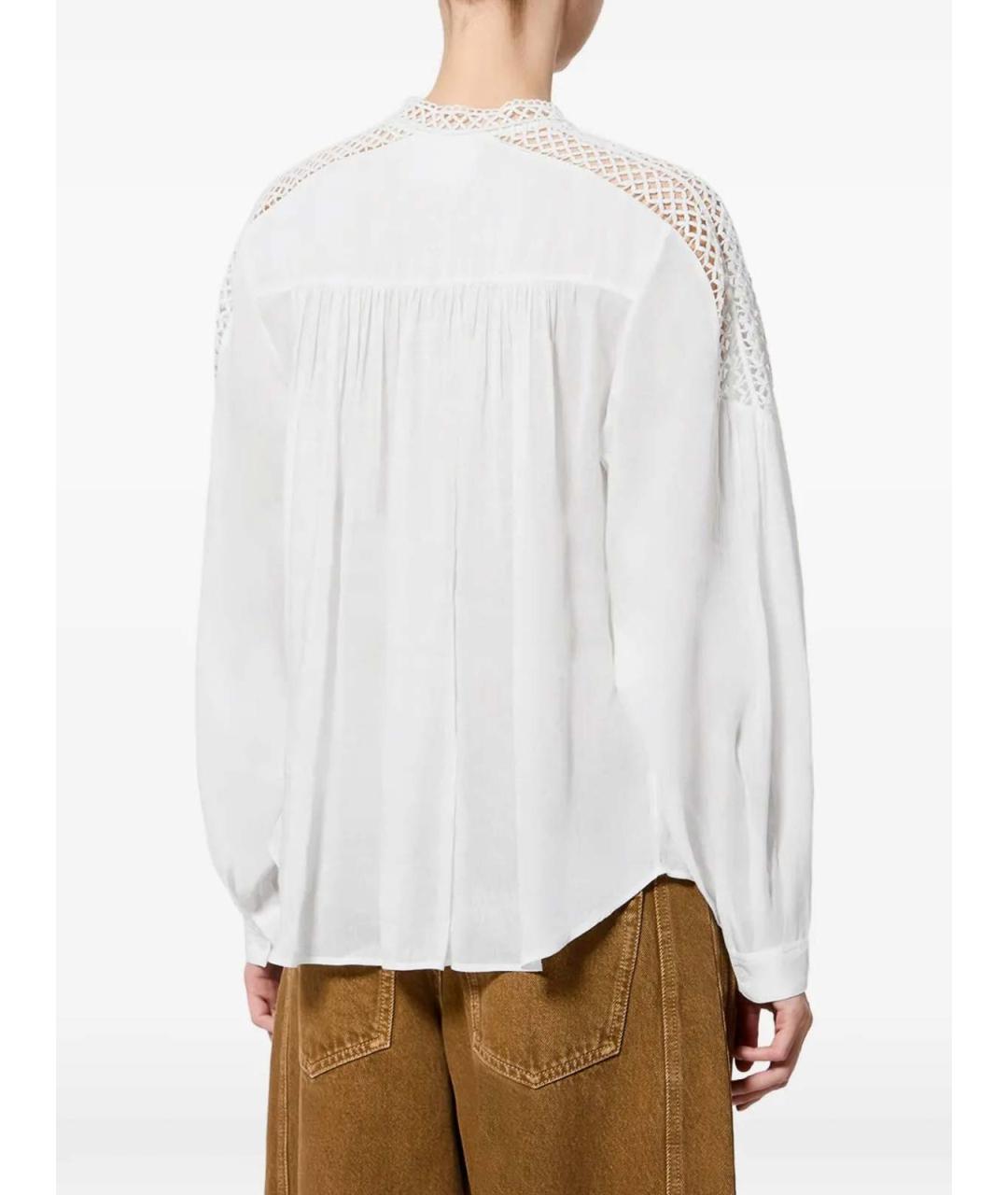 ISABEL MARANT Белая льняная рубашка, фото 3
