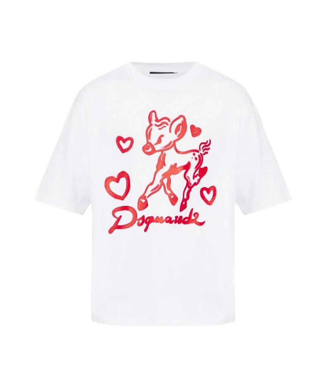 DSQUARED2 Белая футболка, фото 1