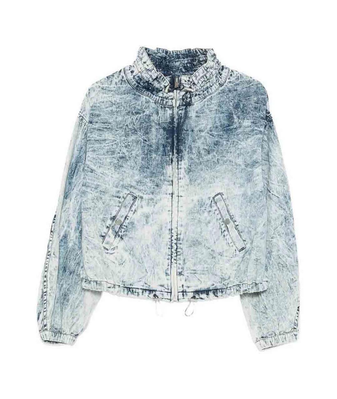 ISABEL MARANT Голубая хлопковая куртка, фото 1