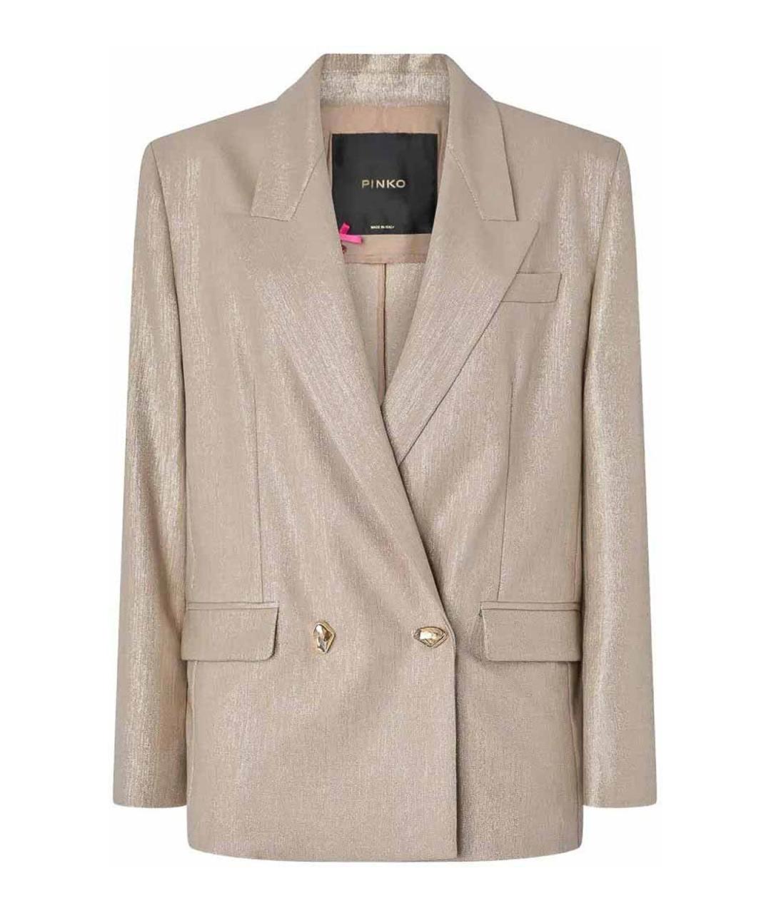 PINKO Бежевый жакет/пиджак, фото 1