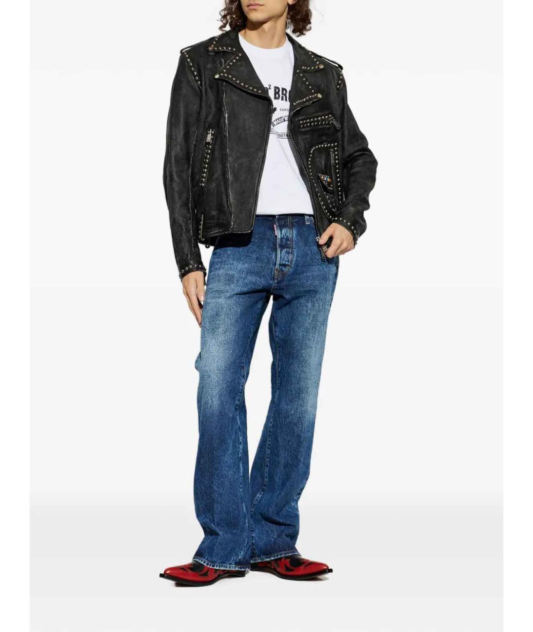 DSQUARED2 Синие джинсы скинни, фото 2
