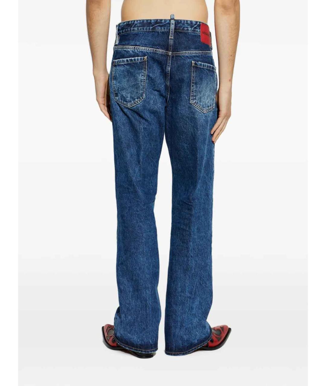 DSQUARED2 Синие джинсы скинни, фото 3