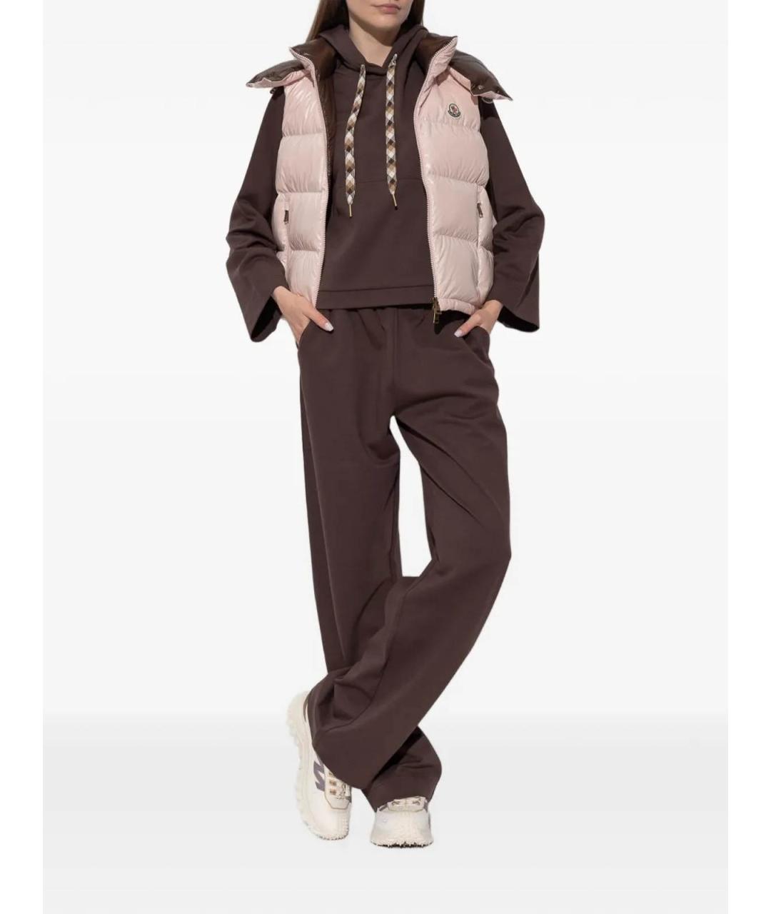 MONCLER Розовый жилет, фото 2