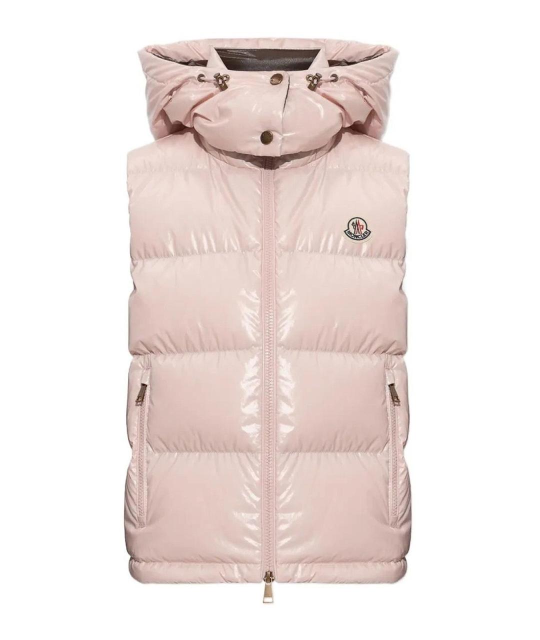 MONCLER Розовый жилет, фото 1