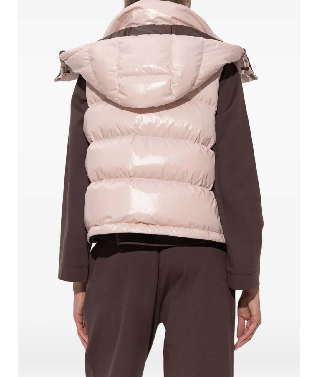 MONCLER Розовый жилет, фото 4