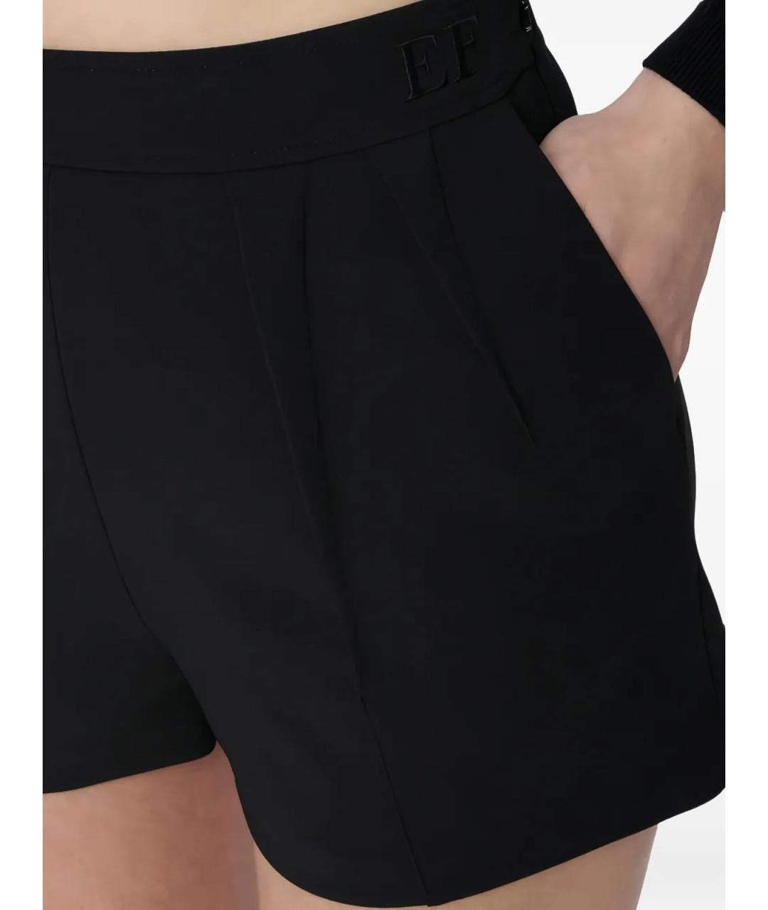 ELISABETTA FRANCHI Черные шорты, фото 3
