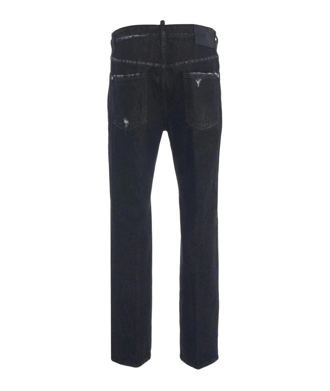 DSQUARED2 Черные хлопковые джинсы скинни, фото 3