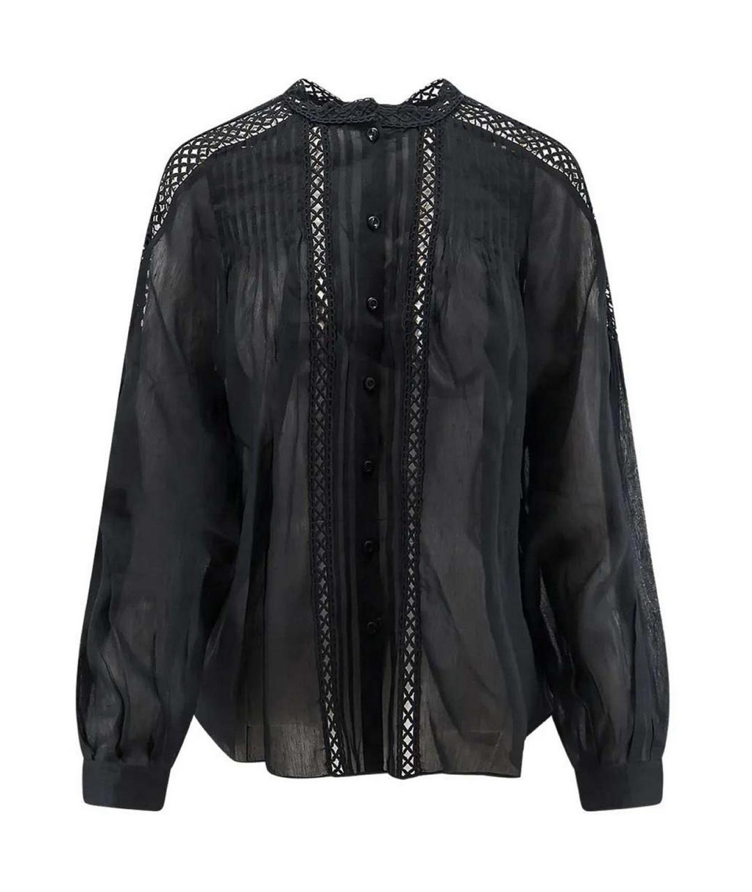 ISABEL MARANT Черная вискозная рубашка, фото 1