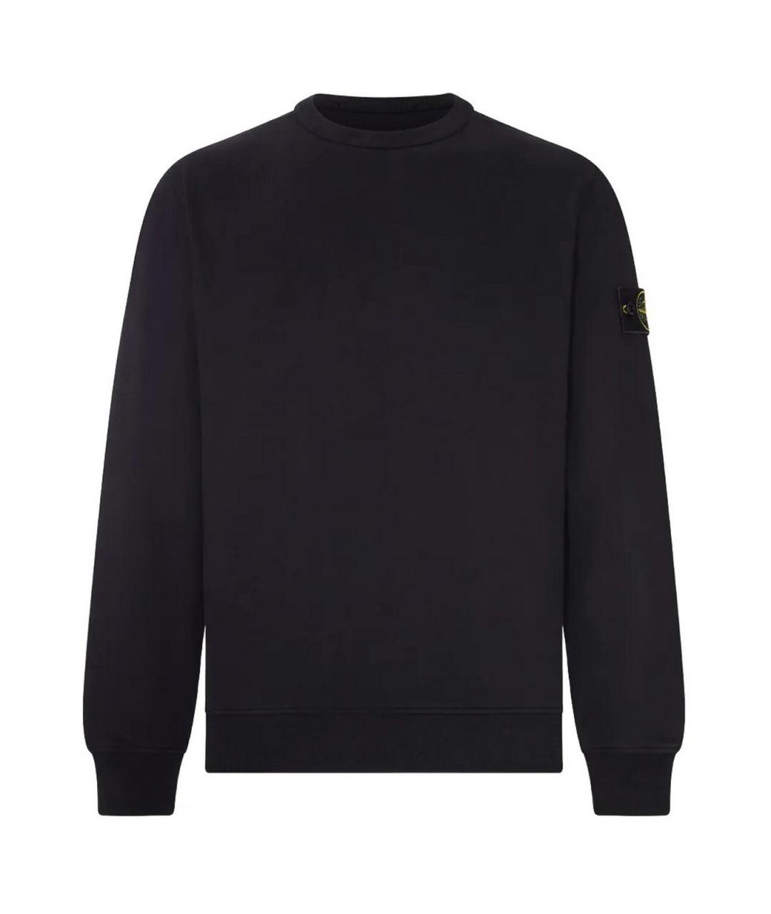 STONE ISLAND Черный джемпер / свитер, фото 2