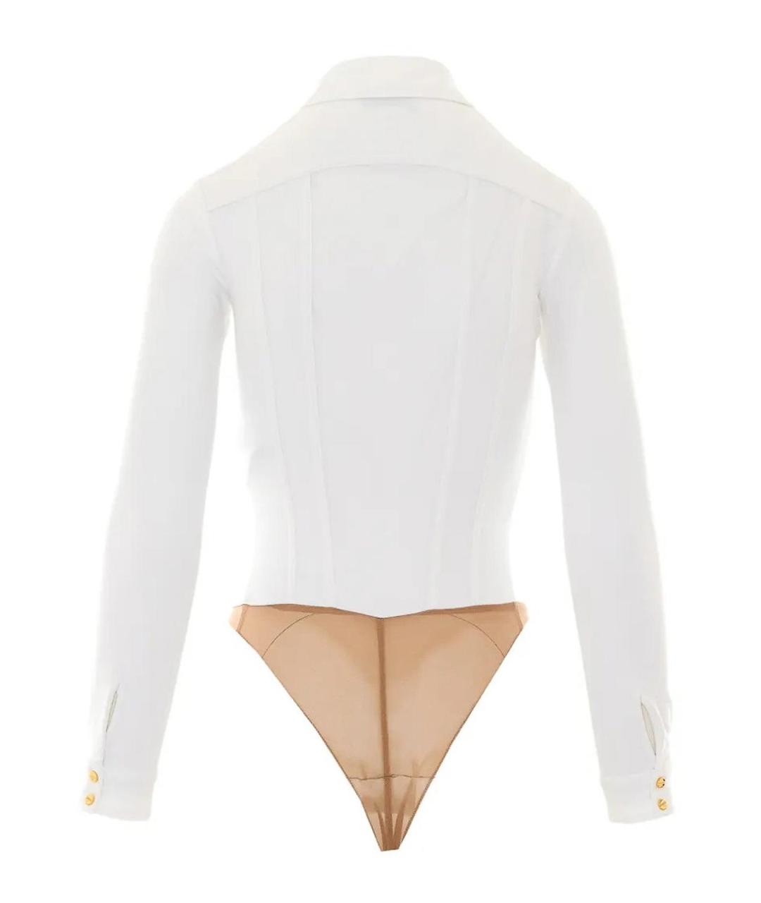ELISABETTA FRANCHI Белое боди, фото 2